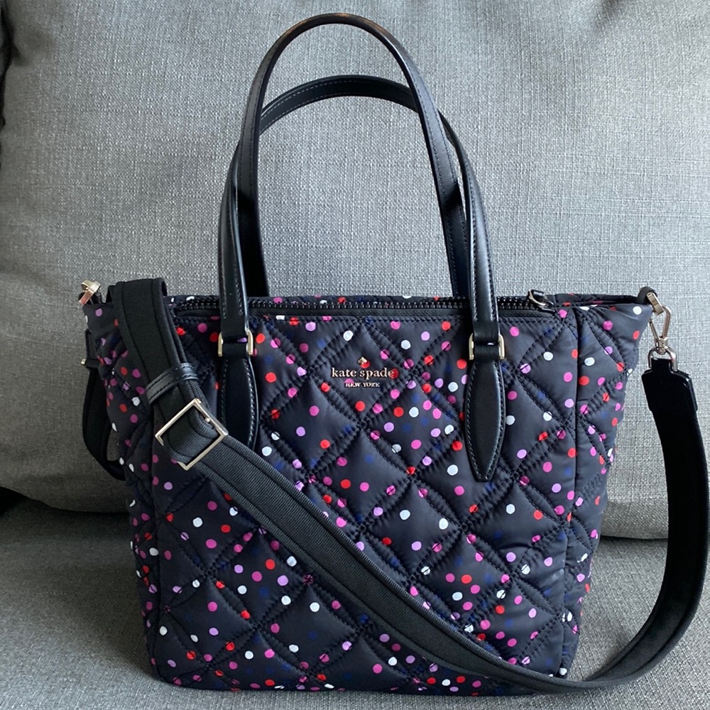 Kate Spade Quilted Nylon Satchel